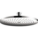 Axor - AXOR Starck Showerhead 240 1-Jet, 1.75 GPM in Brushed Nickel - Brushed Nickel