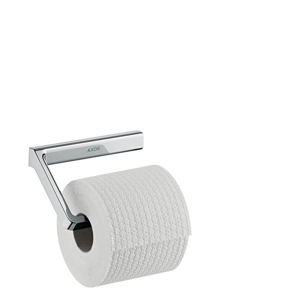 Axor - AXOR Universal SoftSquare Toilet Paper Holder without Cover in Brushed Nickel - Brushed Nickel