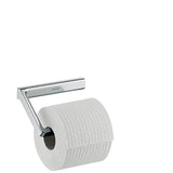 Axor - AXOR Universal SoftSquare Toilet Paper Holder without Cover in Brushed Nickel - Brushed Nickel