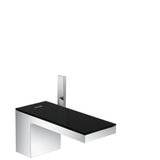 Axor - AXOR MyEdition Single-Hole Faucet 70, 1.2 GPM in Chrome / Black Glass - Chrome / Black Glass