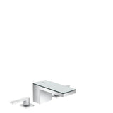 Axor - AXOR MyEdition Widespread Faucet 70, 1.2 GPM in Chrome / Mirror Glass - Chrome / Mirror Glass