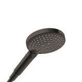 Axor - AXOR ShowerSolutions Handshower 120 3-Jet, 1.75 GPM in Polished Black Chrome - Polished Black Chrome