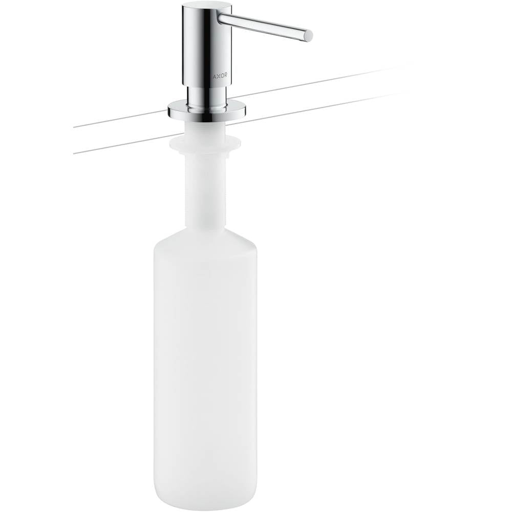 Axor - AXOR Uno Soap Dispenser in Steel Optic - Steel Optic