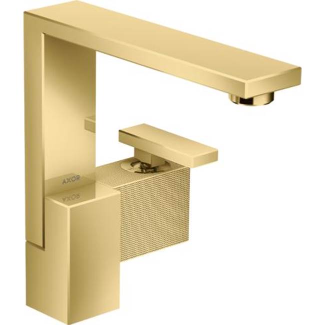 Axor - AXOR Edge Single-Hole Faucet 190 - Diamond Cut, 1.2 GPM in Polished Gold Optic - Polished Gold Optic