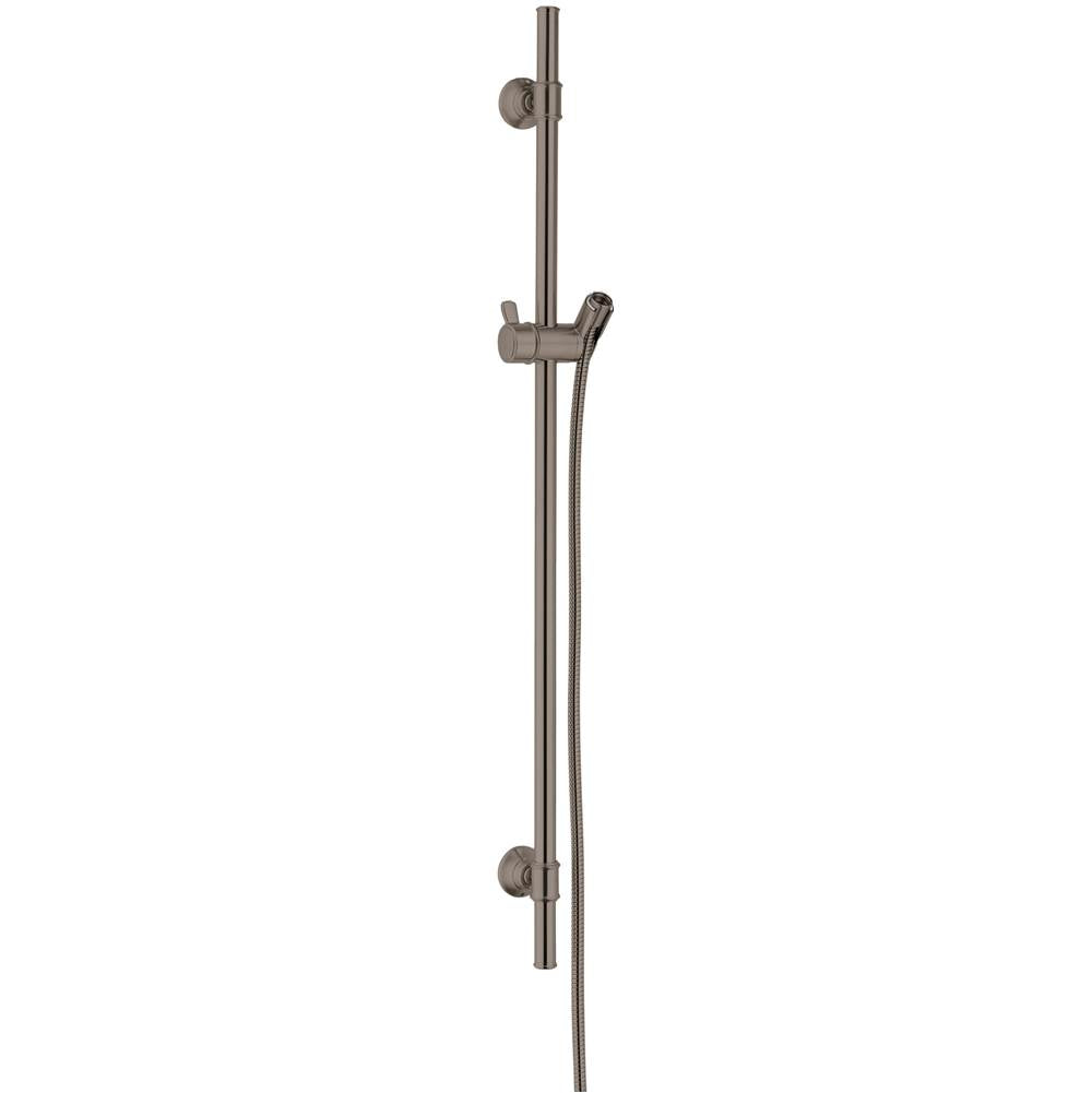 Axor - AXOR Montreux Wallbar 32'' in Brushed Black Chrome - Brushed Black Chrome
