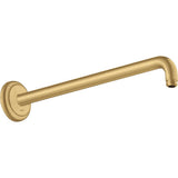 Axor - AXOR Montreux Showerarm 15'' in Brushed Gold Optic - Brushed Gold Optic