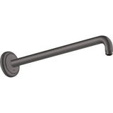 Axor - AXOR Montreux Showerarm 15'' in Brushed Black Chrome - Brushed Black Chrome