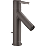 Axor - Starck Single-Hole Faucet 100 with Pop-Up Drain, 1.2 GPM in Brushed Black Chrome - Brushed Black Chrome