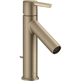 Axor - Starck Single-Hole Faucet 100 with Pop-Up Drain, 1.2 GPM in Brushed Nickel - Brushed Nickel