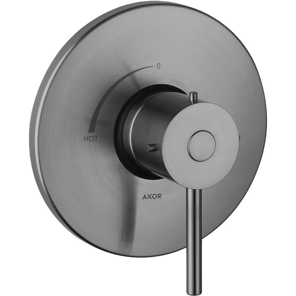 Axor - AXOR Starck Pressure Balance Trim in Brushed Black Chrome - Brushed Black Chrome