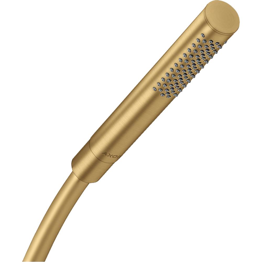 Axor - AXOR Starck Baton Handshower 1-Jet, 2.5 GPM in Brushed Gold Optic - Brushed Gold Optic
