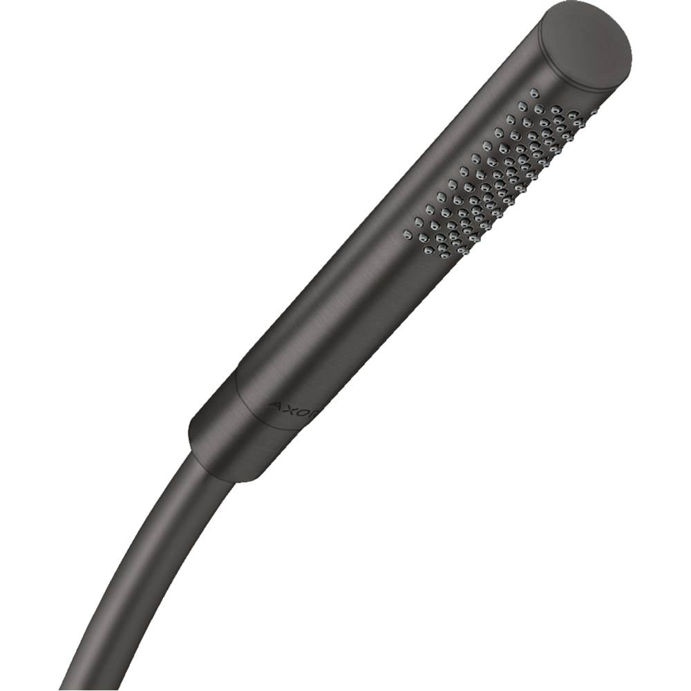 Axor - AXOR Starck Baton Handshower 1-Jet, 2.5 GPM in Brushed Black Chrome - Brushed Black Chrome