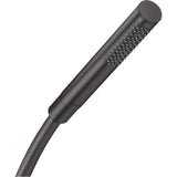 Axor - AXOR Starck Baton Handshower 1-Jet, 2.5 GPM in Brushed Black Chrome - Brushed Black Chrome