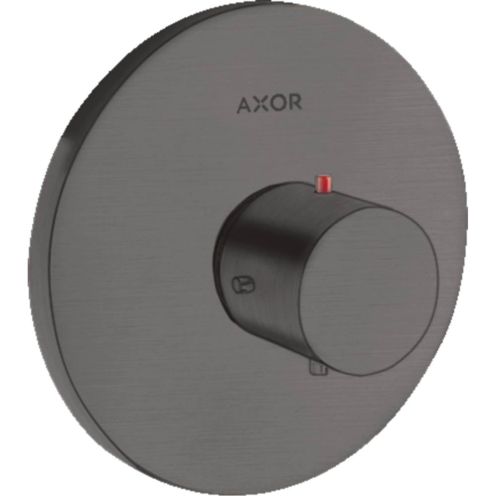 Axor - AXOR Starck Thermostatic Trim in Brushed Black Chrome - Brushed Black Chrome