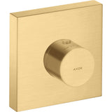 Axor - AXOR ShowerSolutions Thermostatic Trim 5'' x 5'' in Brushed Gold Optic - Brushed Gold Optic