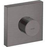 Axor - AXOR ShowerSolutions Thermostatic Trim 5'' x 5'' in Brushed Black Chrome - Brushed Black Chrome