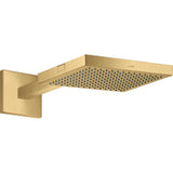 Axor - AXOR ShowerSolutions Showerhead 240 1-Jet with Showerarm Trim, 2.5 GPM in Brushed Gold Optic - Brushed Gold Optic