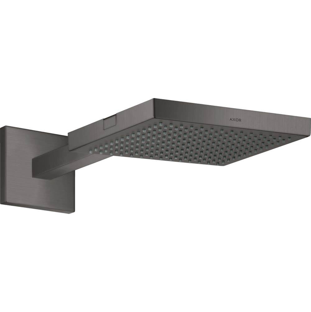 Axor - AXOR ShowerSolutions Showerhead 240 1-Jet with Showerarm Trim, 2.5 GPM in Brushed Black Chrome - Brushed Black Chrome