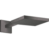 Axor - AXOR ShowerSolutions Showerhead 240 1-Jet with Showerarm Trim, 2.5 GPM in Brushed Black Chrome - Brushed Black Chrome