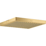 Axor - AXOR ShowerSolutions Showerhead 240 1-Jet, 2.5 GPM in Brushed Gold Optic - Brushed Gold Optic