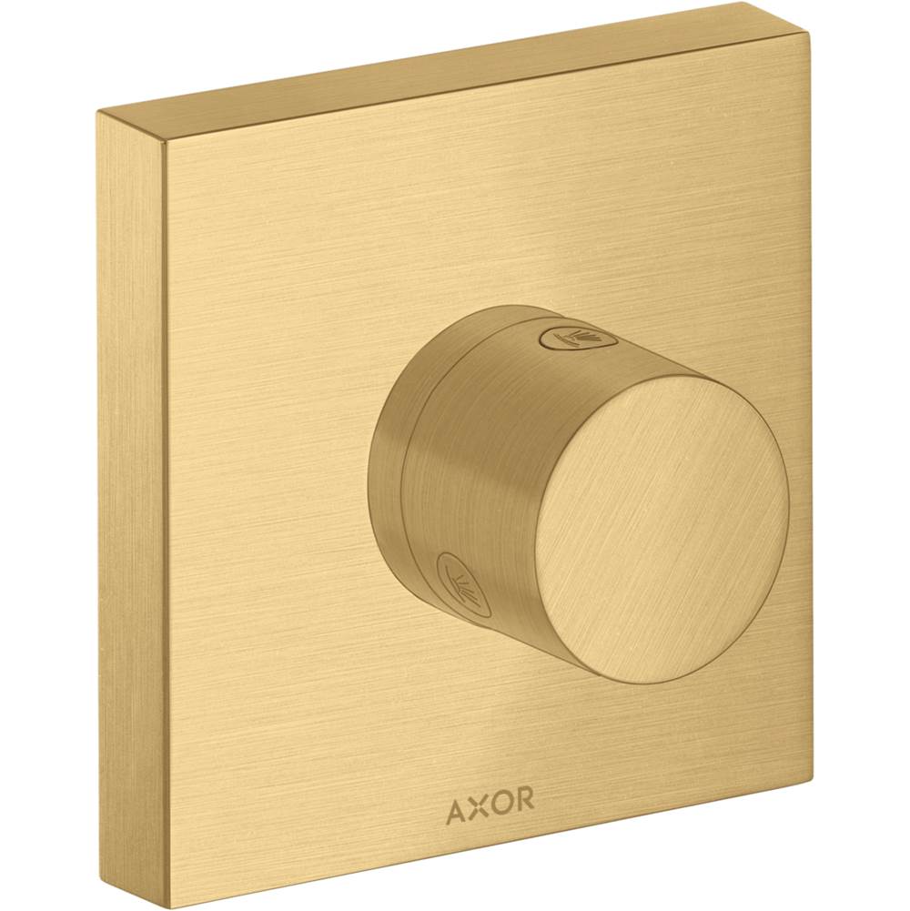 Axor - AXOR ShowerSolutions Diverter Trim Trio/Quattro 5'' x 5'' in Brushed Gold Optic - Brushed Gold Optic