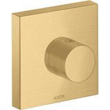 Axor - AXOR ShowerSolutions Diverter Trim Trio/Quattro 5'' x 5'' in Brushed Gold Optic - Brushed Gold Optic