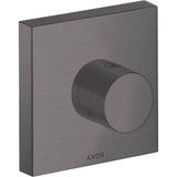 Axor - AXOR ShowerSolutions Diverter Trim Trio/Quattro 5'' x 5'' in Brushed Black Chrome - Brushed Black Chrome