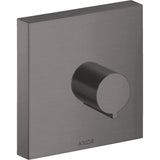 Axor - AXOR ShowerSolutions Volume Control Trim 5'' x 5'' in Brushed Black Chrome - Brushed Black Chrome