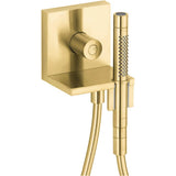 Axor - AXOR ShowerSolutions Handshower Module Trim 5'' x 5'', 1.75 GPM in Brushed Gold Optic - Brushed Gold Optic