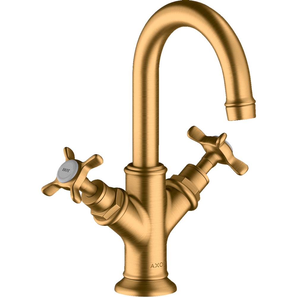 Axor - AXOR Montreux 2-Handle Faucet 160 with Pop-Up Drain, 1.2 GPM in Brushed Gold Optic - Brushed Gold Optic