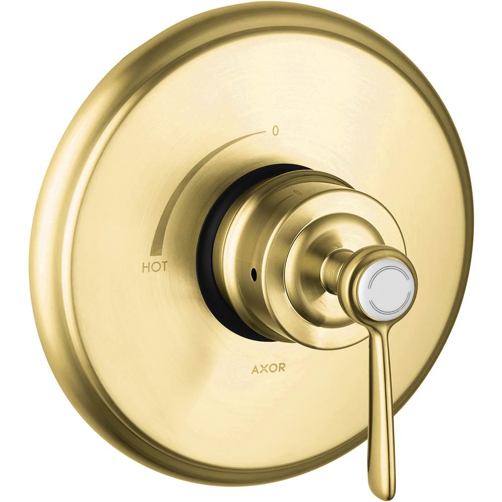 Axor - AXOR Montreux Pressure Balance Trim in Brushed Gold Optic - Brushed Gold Optic
