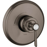 Axor - AXOR Montreux Pressure Balance Trim in Brushed Black Chrome - Brushed Black Chrome