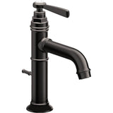 Axor - AXOR Montreux Single-Hole Faucet 100 with Pop-Up Drain, 1.2 GPM in Brushed Black Chrome - Brushed Black Chrome