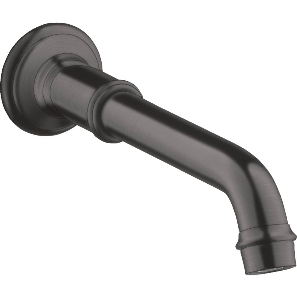 Axor - AXOR Montreux Tub Spout in Brushed Black Chrome - Brushed Black Chrome