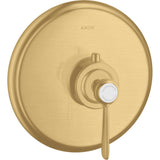 Axor - AXOR Montreux Thermostatic Trim with Lever Handle in Brushed Gold Optic - Brushed Gold Optic