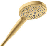 Axor - AXOR ShowerSolutions Handshower 120 3-Jet, 2.5 GPM in Brushed Gold Optic - Brushed Gold Optic