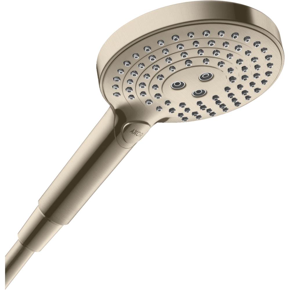 Axor - AXOR ShowerSolutions Handshower 120 3-Jet , 2.5 GPM in Brushed Nickel - Brushed Nickel