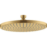 Axor - AXOR Starck Showerhead 240 1-Jet, 2.5 GPM in Brushed Gold Optic - Brushed Gold Optic
