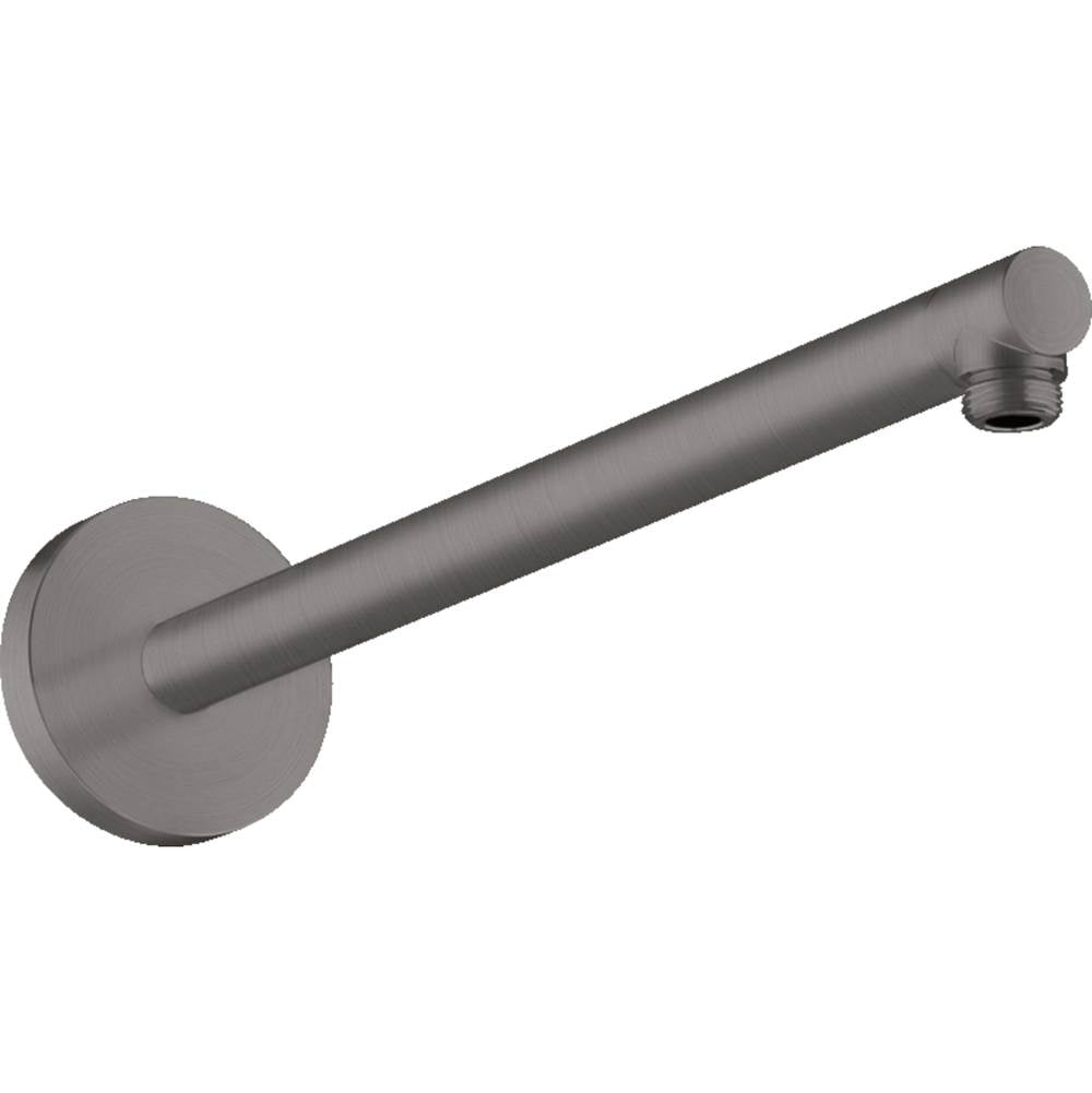 Axor - AXOR ShowerSolutions Showerarm, 15'' in Brushed Black Chrome - Brushed Black Chrome