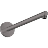 Axor - AXOR ShowerSolutions Showerarm, 15'' in Brushed Black Chrome - Brushed Black Chrome