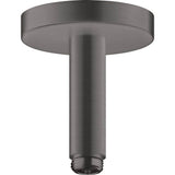 Axor - AXOR ShowerSolutions Extension Pipe for Ceiling Mount, 4'' in Brushed Black Chrome - Brushed Black Chrome