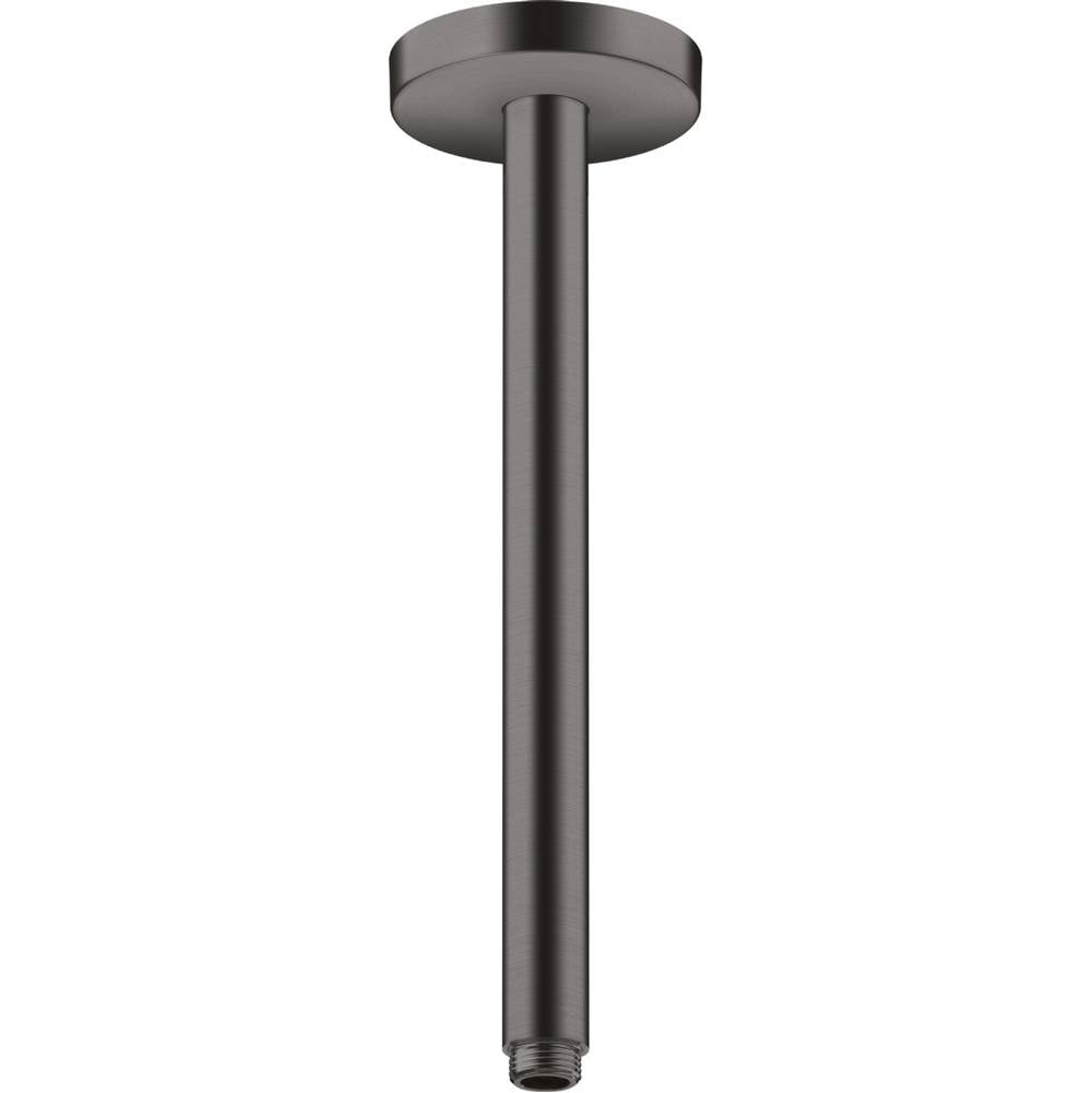 Axor - AXOR ShowerSolutions Extension Pipe for Ceiling Mount, 12'' in Brushed Black Chrome - Brushed Black Chrome