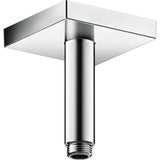 Axor - AXOR ShowerSolutions Extension Pipe for Ceiling Mount Square, 4'' in Chrome - Chrome