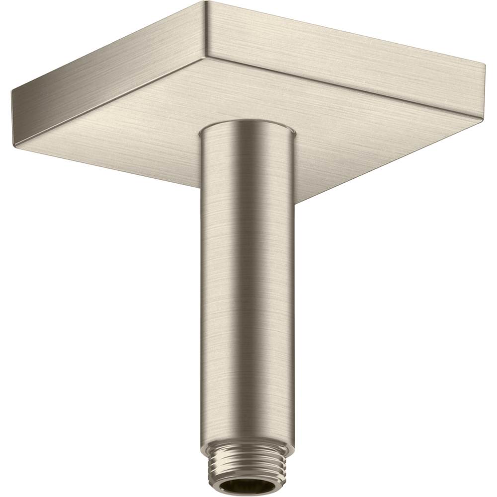 Axor - AXOR ShowerSolutions Extension Pipe for Ceiling Mount Square, 4'' in Brushed Nickel - Brushed Nickel