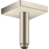 Axor - AXOR ShowerSolutions Extension Pipe for Ceiling Mount Square, 4'' in Brushed Nickel - Brushed Nickel