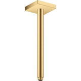 Axor - AXOR ShowerSolutions Extension Pipe for Ceiling Mount Square, 12'' in Brushed Gold Optic - Brushed Gold Optic
