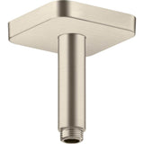 Axor - AXOR ShowerSolutions Extension Pipe for Ceiling Mount SoftCube, 4'' in Brushed Nickel - Brushed Nickel