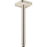 Axor - AXOR ShowerSolutions Extension Pipe for Ceiling Mount SoftCube, 12'' in Brushed Nickel - Brushed Nickel
