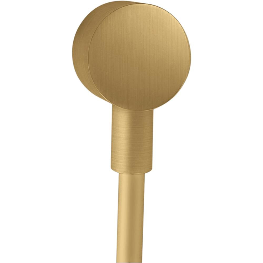 Axor - AXOR ShowerSolutions Wall Outlet with Check Valves in Brushed Gold Optic - Brushed Gold Optic