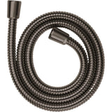 Axor - AXOR ShowerSolutions Metal Handshower Hose, 49'' in Brushed Black Chrome - Brushed Black Chrome